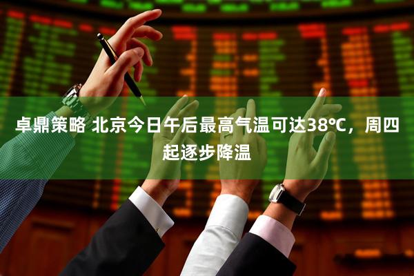 卓鼎策略 北京今日午后最高气温可达38℃，周四起逐步降温